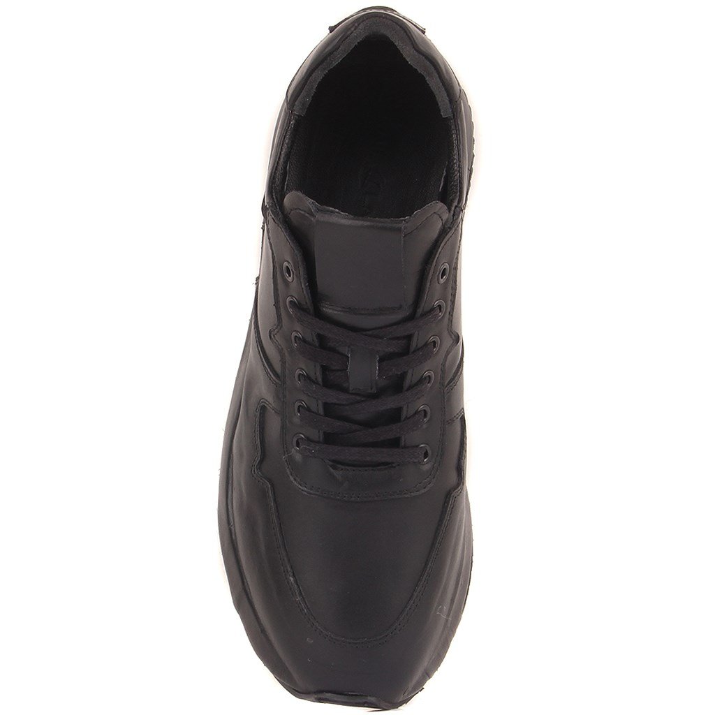 Sail Lakers - Siyah Deri Erkek Sneaker