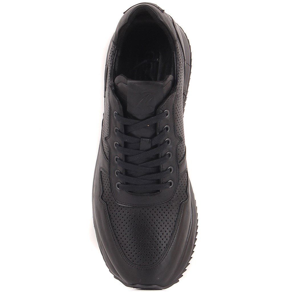 Sail Lakers - Siyah Deri Erkek Sneaker