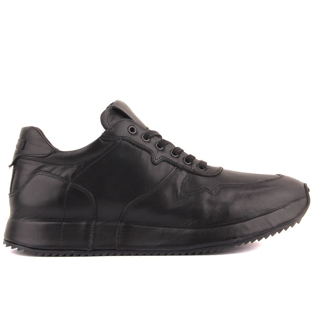 Sail Lakers - Siyah Deri Erkek Sneaker