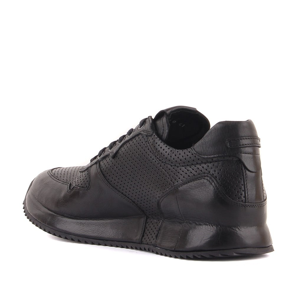 Sail Lakers - Siyah Deri Erkek Sneaker