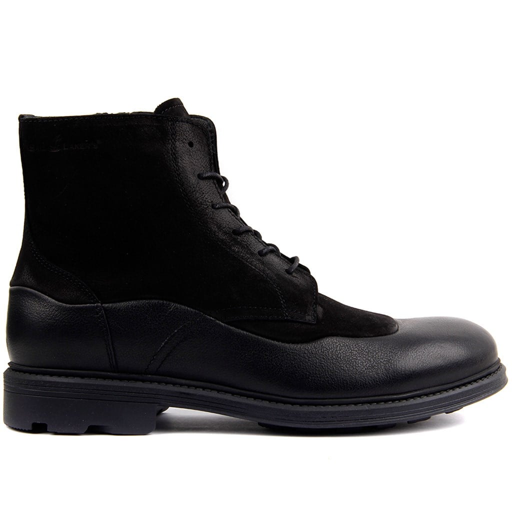 Sail Lakers - Black Leather Man Boot