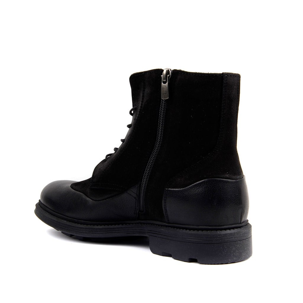 Sail Lakers - Black Leather Man Boot