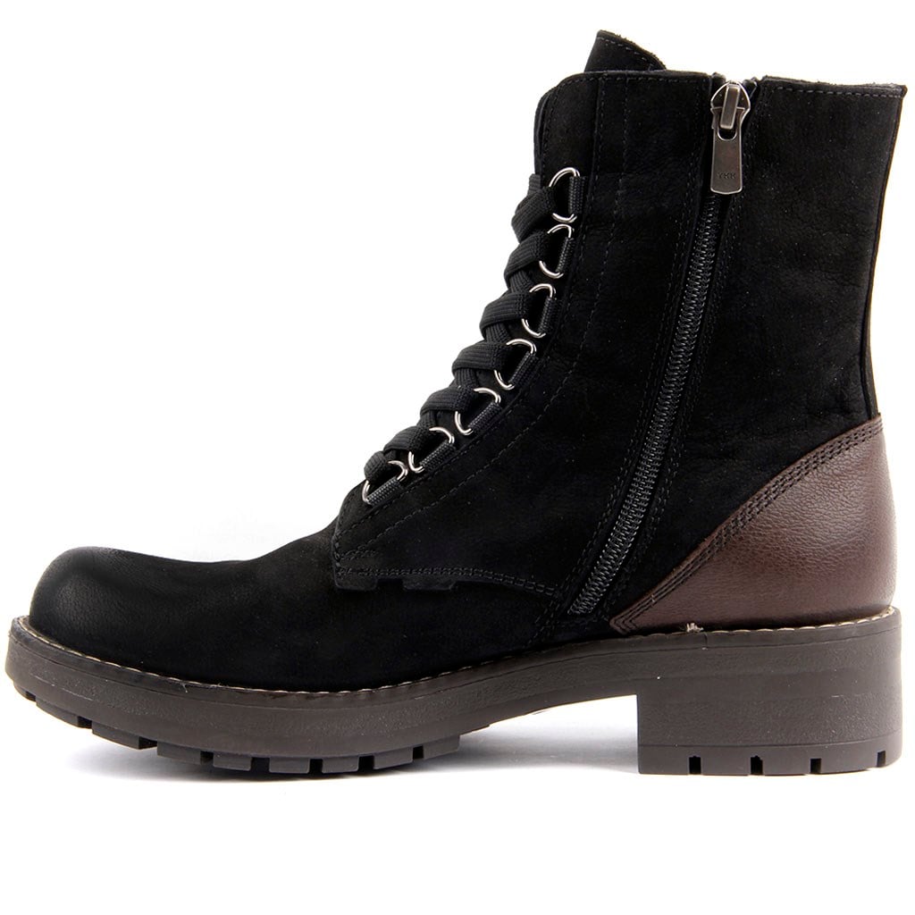 Sail Lakers - Black Nubuck Woman Boot