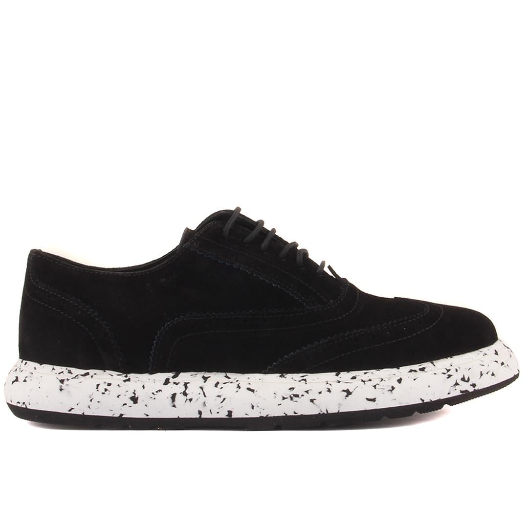 Casual Shoes101-1007-T01132  EVA YENI SEZON    AYK   101-1007-T01132 R1 SIYAH SUET