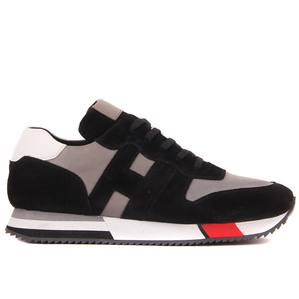 Sail Lakers - Siyah Süet, Gri Deri, Gri Tekstil Erkek Sneaker 