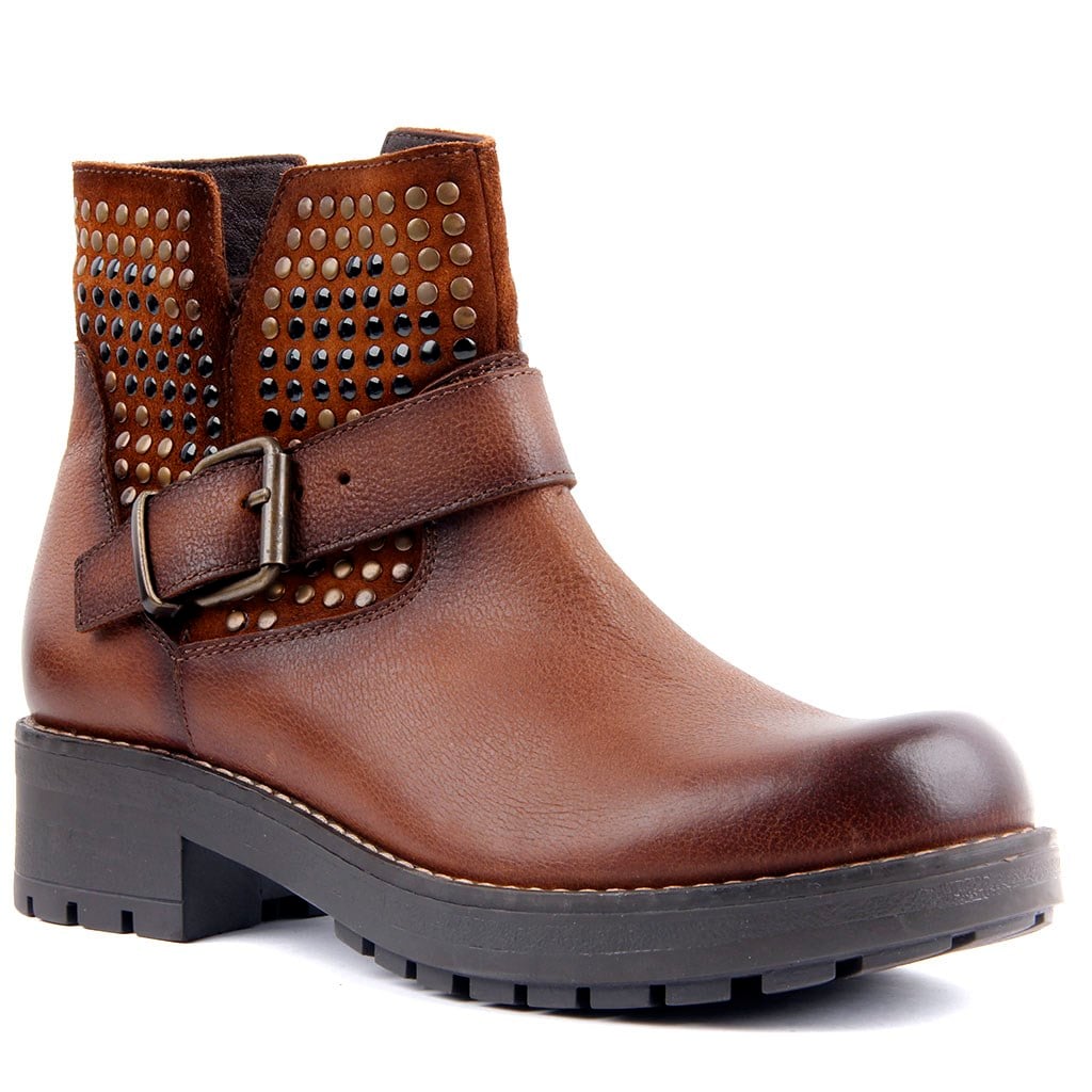 Sail Lakers - Tabacco Leather Woman Boot