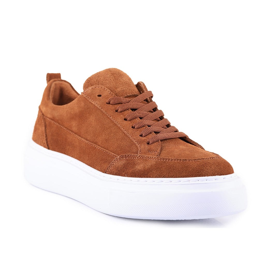 SneakersSail Lakers - Taba Süet Bağcıklı Erkek Günlük Ayakkabı 101-7051-E377101-7051-E377 R34 TABA SUET