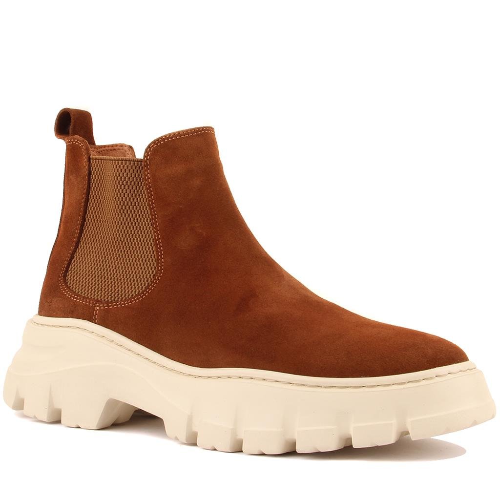 Boots102-9079-H1333  EVA YENI SEZON    BOT102-9079-H1333 R11 TABA SUET