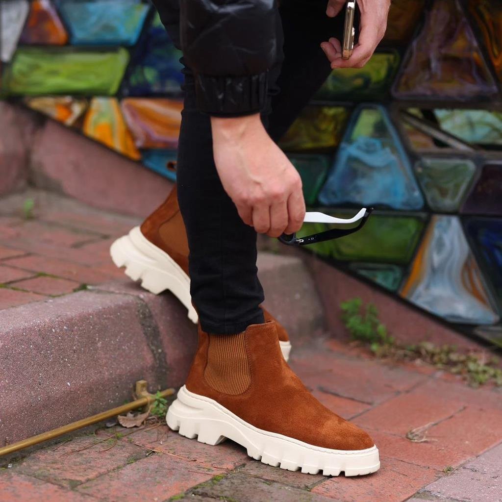Boots102-9079-H1333  EVA YENI SEZON    BOT102-9079-H1333 R11 TABA SUET