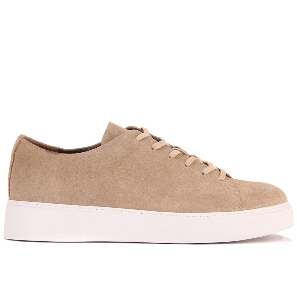 Sail Lakers - Vizon Süet  Bağcıklı Erkek Sneaker 