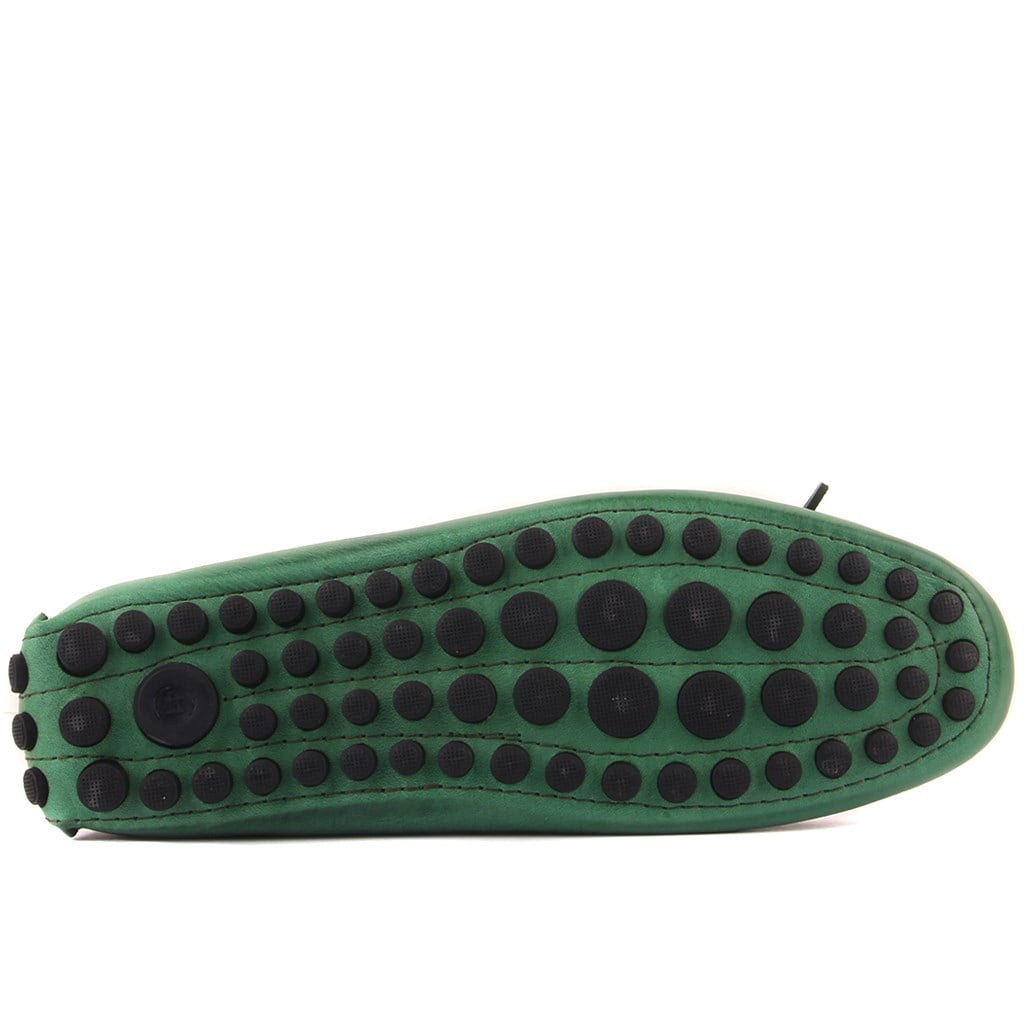 Sail Lakers - Yeşil Deri Erkek Loafer