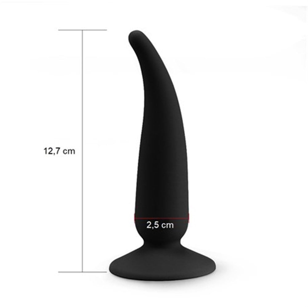 12,7 cm Vantuzlu Silikon Anal Plug