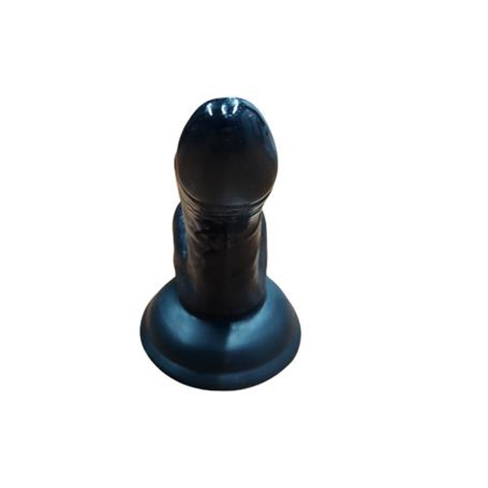 13 cm Belden Bağlamalı Realistik Zenci Dildo Penis