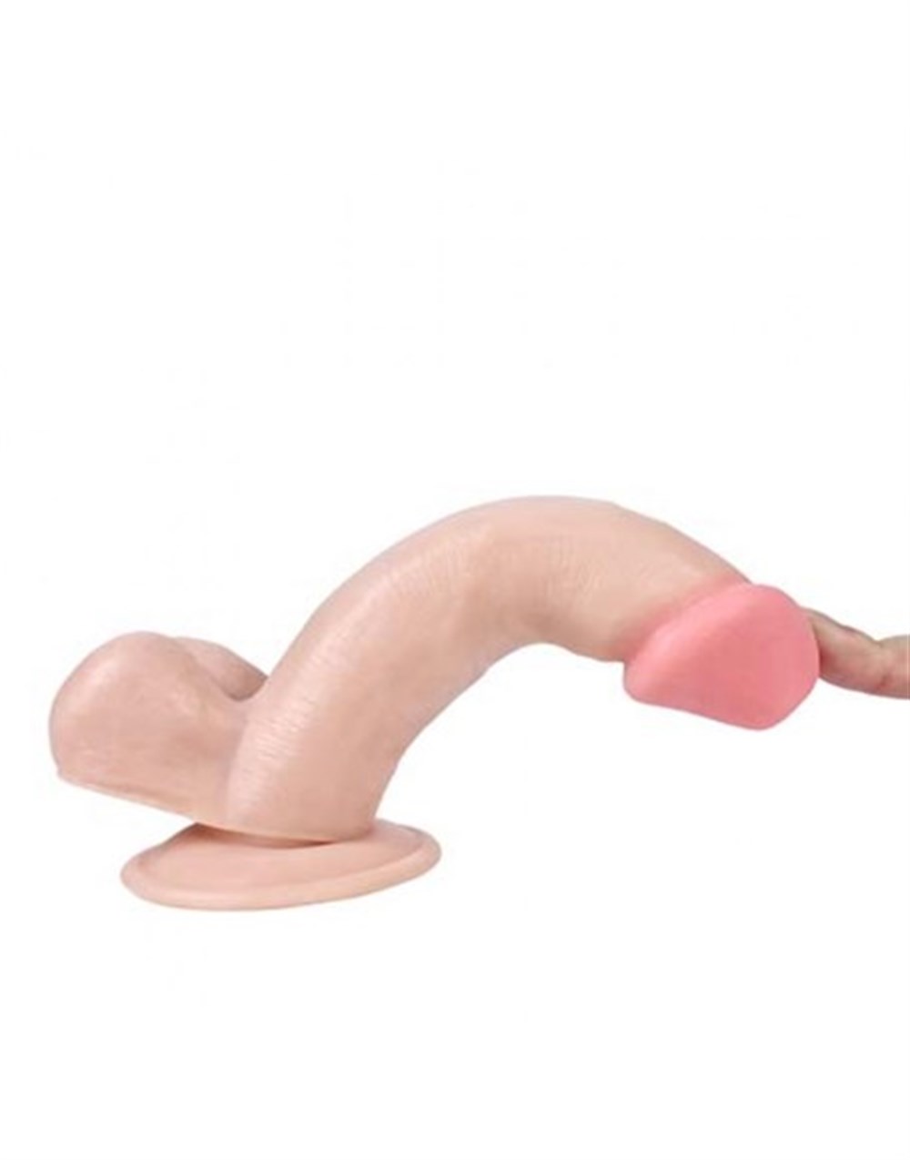 17 cm Belden Bağlamalı Realistik Dildo Penis Set