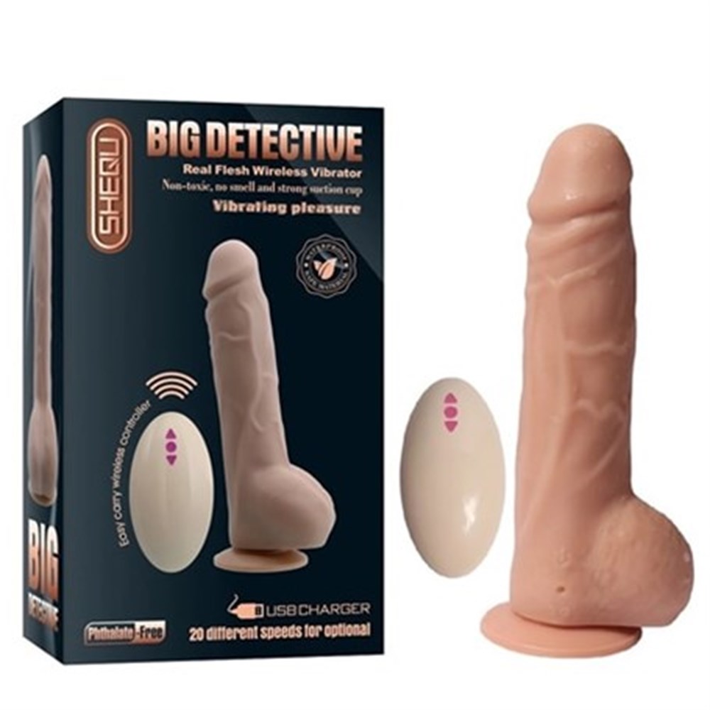 19 cm Belden Bağlamalı Titreşimli Realistik Dildo Penis Set