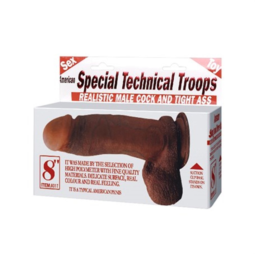 19 cm Realistik Melez Dildo Penis