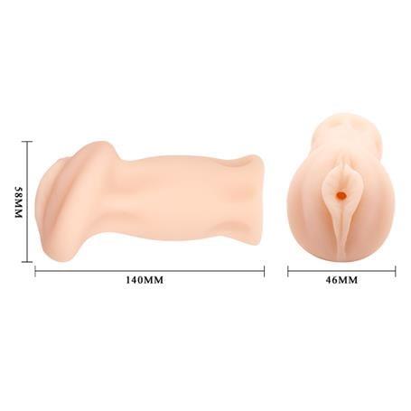 3 Boyutlu Suni Vajina Mastürbatör - Ruby