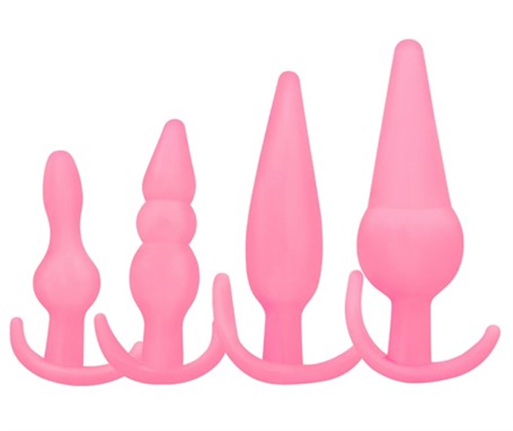4 Parça Anal Plug Seti - Ten Rengi