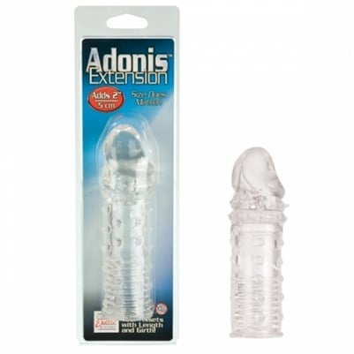 Adonis Şeffaf Uzatmalı Penis Kılıfı