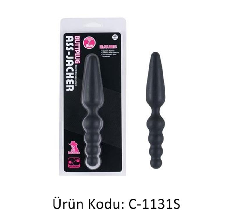 Ass Jacker Çift Taraflı Anal Tıkaç 18cm