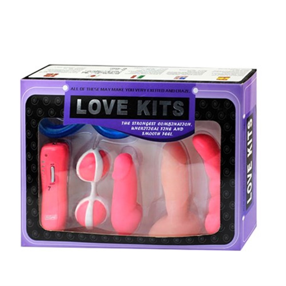 5'li Anal Vajinal Titreşimli 5'li Vibratör Seti - Love Kits