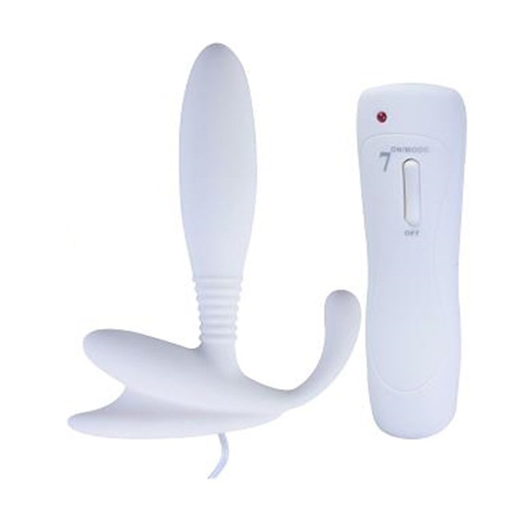 Anal Pleasure Prostat 7 Çeşit Titreşimli Lila Anal Plug Vibratör