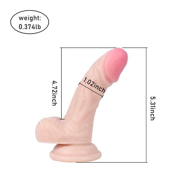 Belden Bağlamalı 13cm Realistik Dildo Penis Seti