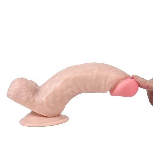 Belden Bağlamalı 17cm Realistik Dildo Penis Seti