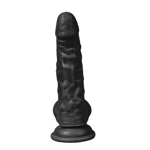 Belden Bağlamalı 17cm Realistik Dildo Zenci Penis Seti
