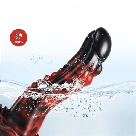 Belden Bağlamalı 21,5 cm Gerçekçi Kalın Dildo Penis - Monster43