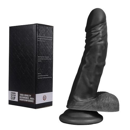 Belden Bağlamalı 21cm Realistik Dildo Zenci Penis Seti