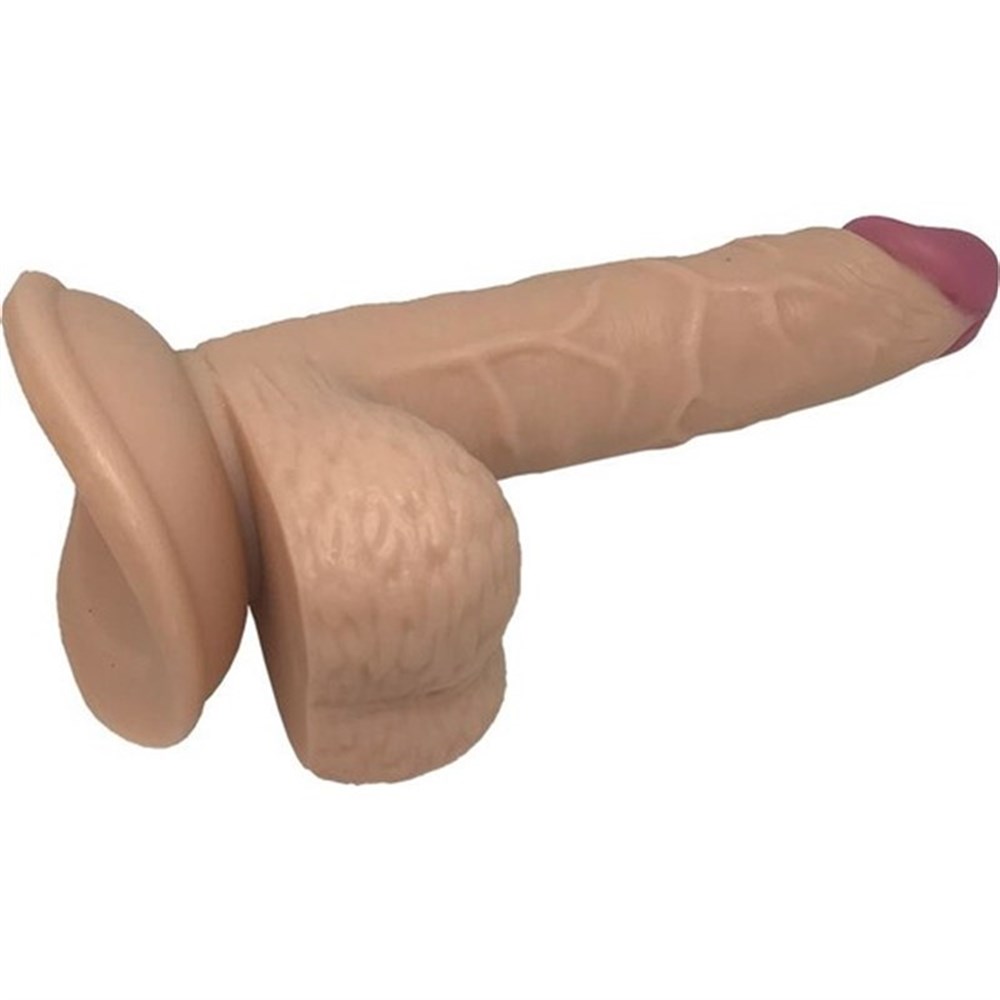Belden Bağlamalı Vantuzlu Realistik 18CM Penis