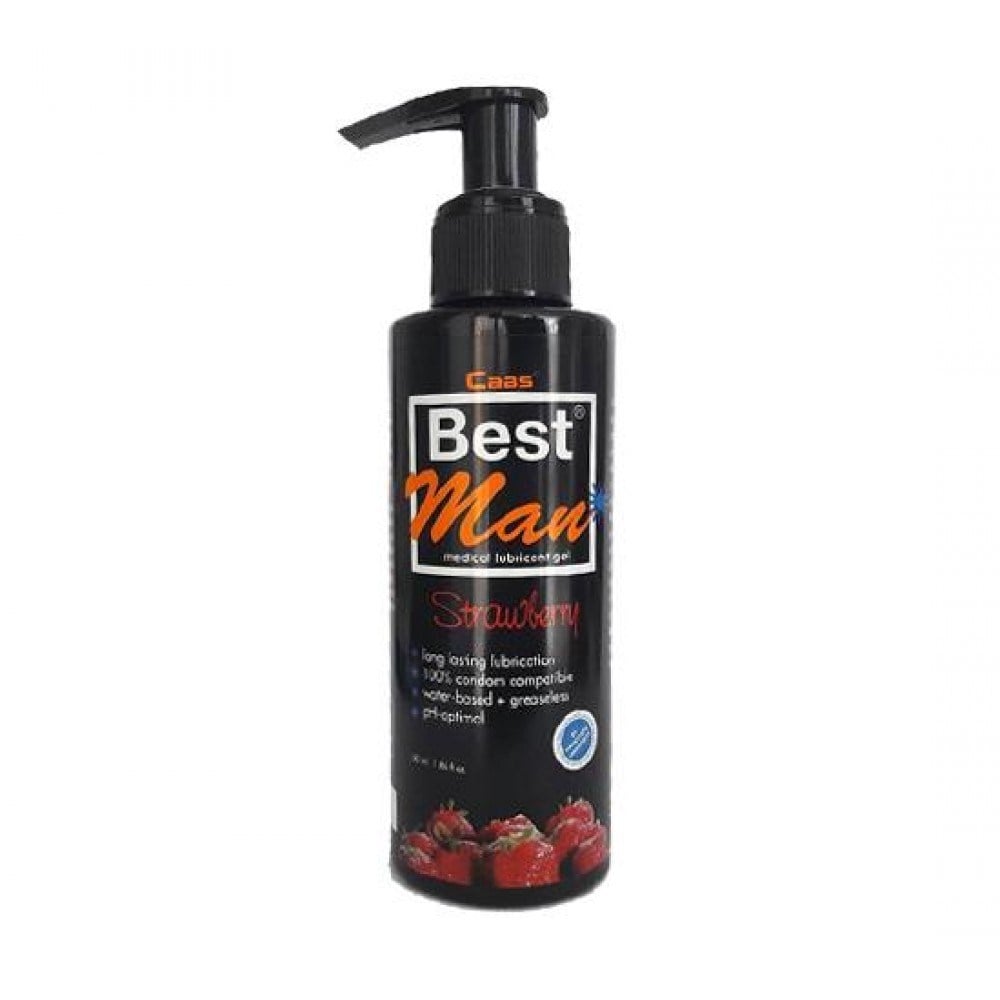 Best Man 150ML. Büyük Boy Çilekli Lubricant Jel