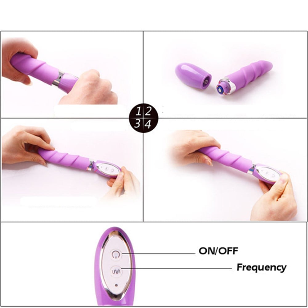 Big Finger Vibe 19cm Mor Titreşimli Modern Vibratör