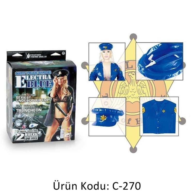 Electra Blue Polis Şişme Kadın