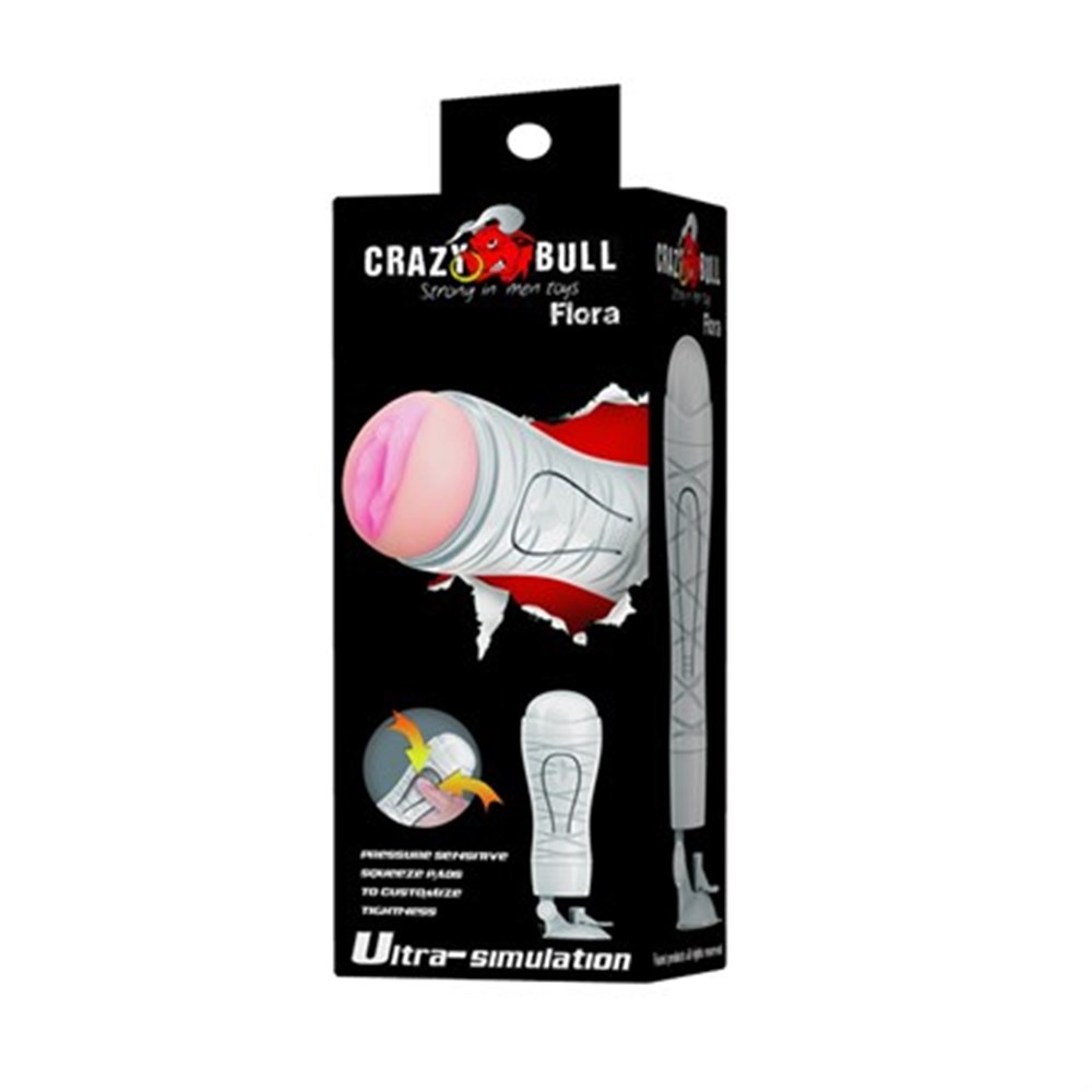 Crazy Bull Flora Eller Serbest Original Realistik Suni Vajina