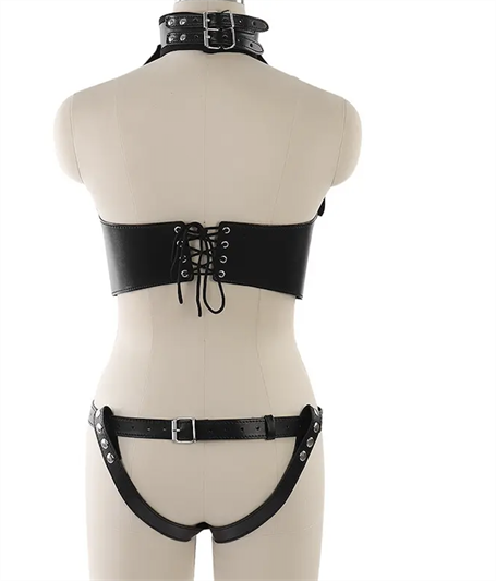 Deri Tam Vücut Fetish Kemeri