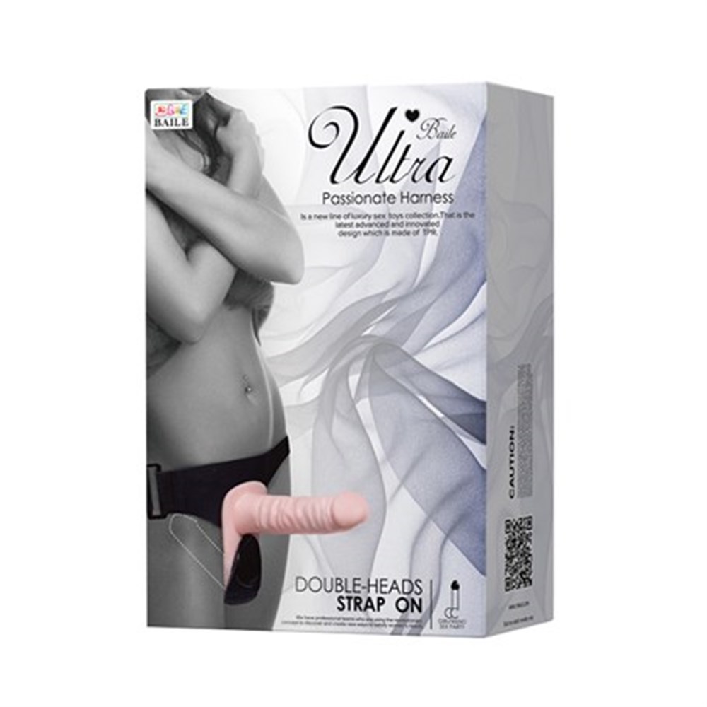 Double Belden Bağlamalı Anal Plug ve Realistik Titreşimli Penis