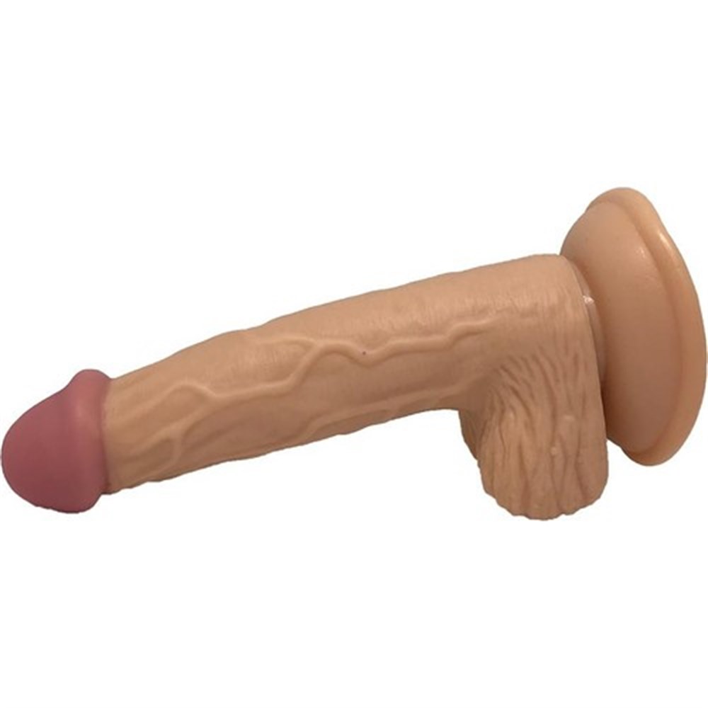 Gerçekçi Vantuzlu Realistik Penis Anal Vajinal Dildo 20CM