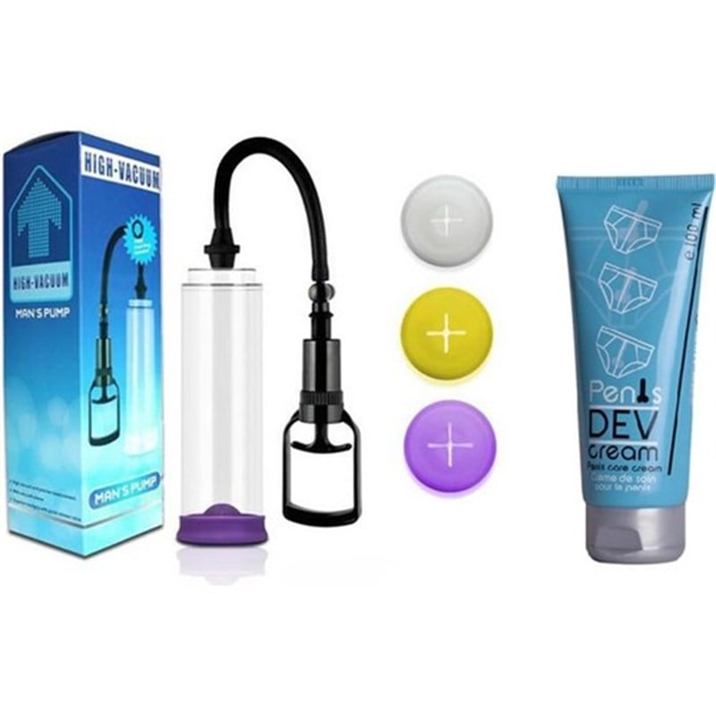 Mans Pump High Vacuum Pomp--Penis Development Penis Bakım Kremi 100ml