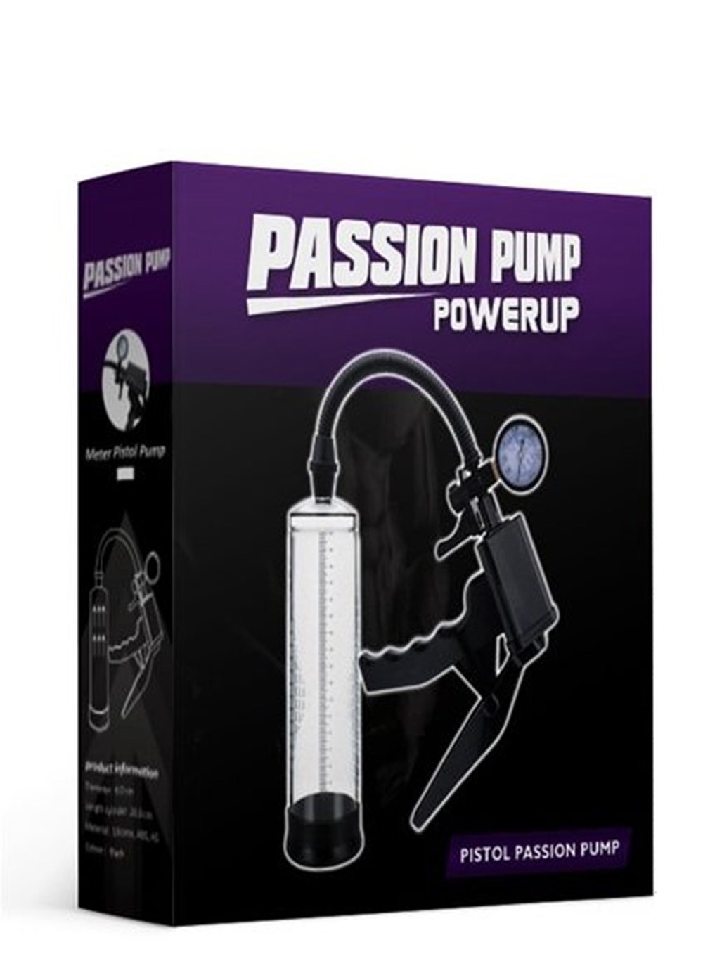 Passion Pump Powerup Tabancalı Barometre Göstergeli Penis Pompası