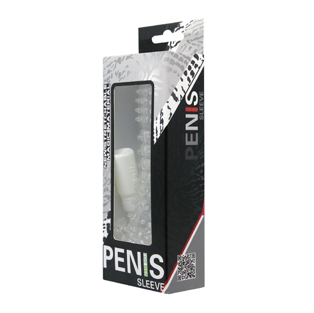 PENIS SLEEVE Penis Kılıfı Klitoral Uyarıcılı Silikon Penis Kılıfı