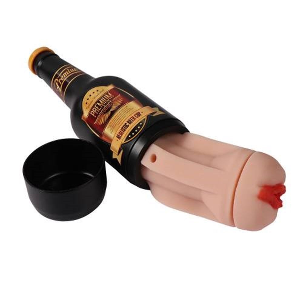 Titreşimli Bira Şişesi Vajina Mastürbatör
