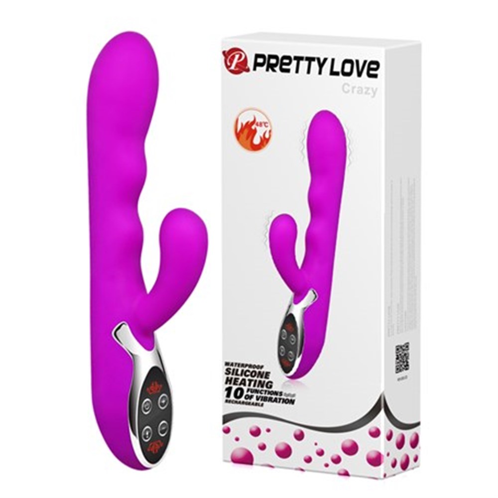 USB Şarjlı 10 Fonksiyonlu Isıtmalı Teknolojik Vibratör