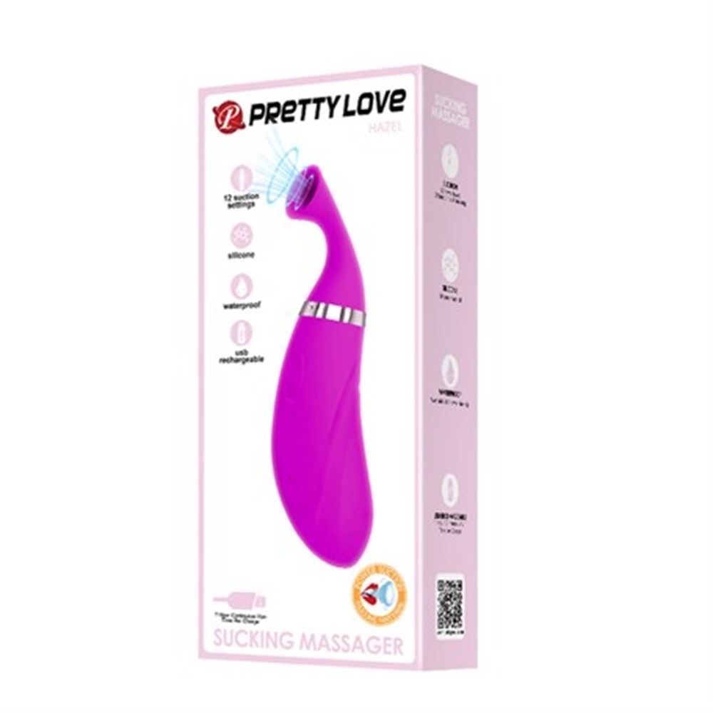 USB Şarjlı 12 Emme Fonksiyonlu Teknolojik Vibratör - Hazel