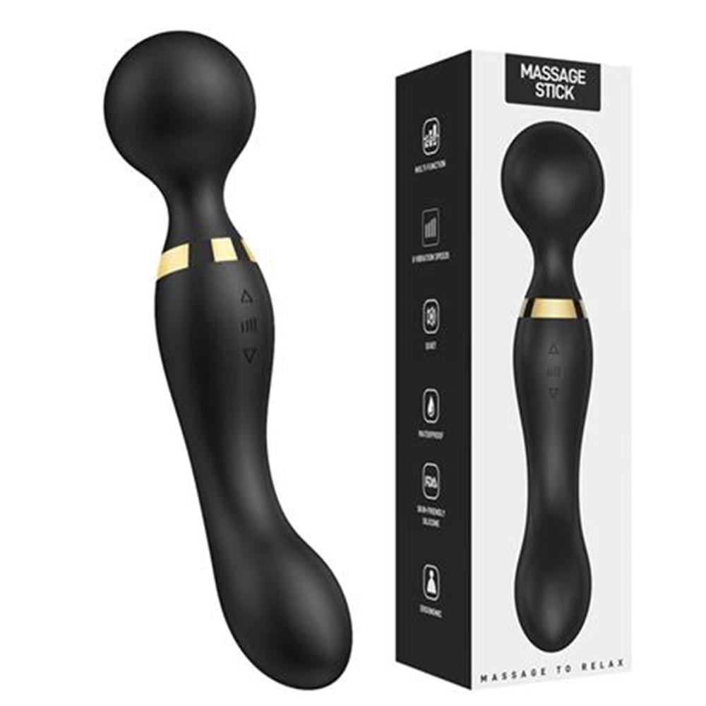 USB Şarjlı 20 Fonksiyonlu Teknolojik Vibratör - Siyah