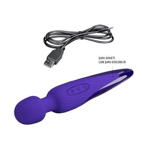 USB Şarjlı 7 Titreşim Fonksiyonlu Isıtmalı Teknolojik Vibratör
