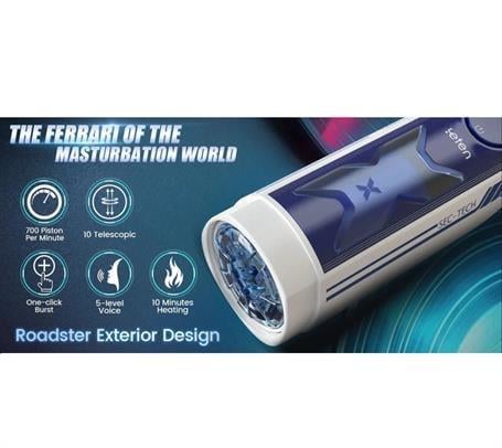 USB Şarjlı Isıtmalı İleri Geri Hareketli Titreşimli Emme Vakum Ayarlı Masturbatör - Leten Green Bird