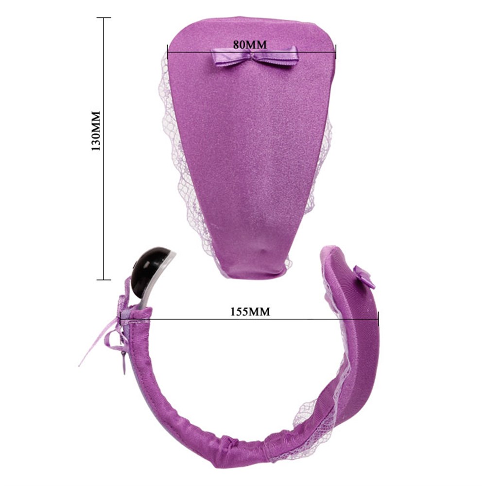 Uzaktan Kumandalı G String Titreşimli Vibratör Külotu İç Giyim