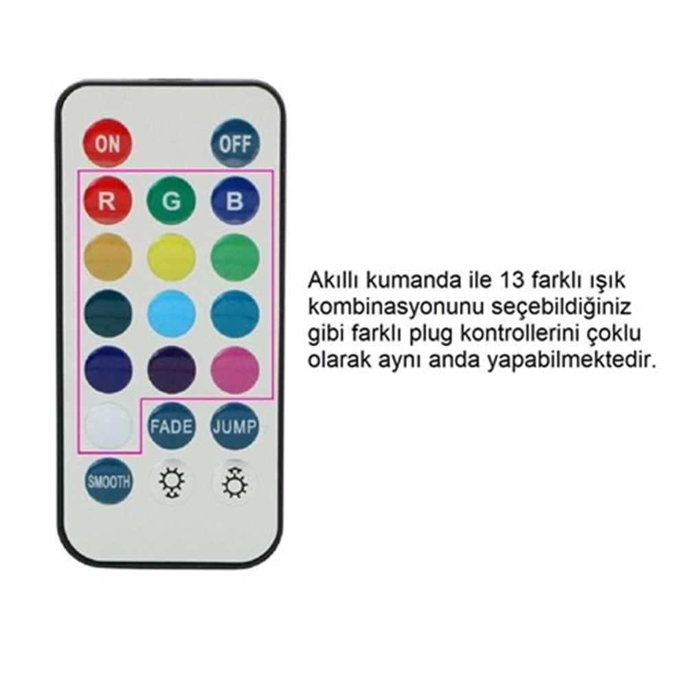 Uzaktan Kumandalı Led Işıklı Küçük Boy Çelik  Anal Plug